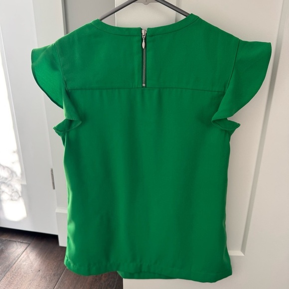 J. Crew Flutter Sleeve Top - Picture 3 of 6